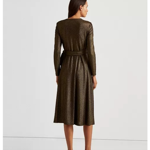 NWT LAUREN Ralph Lauren Jacquard Dress - Picture 7 of 16